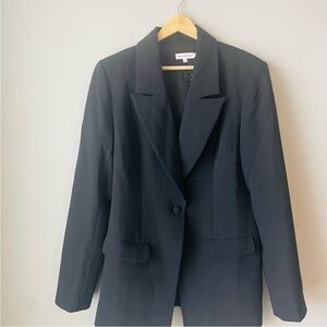 Good American Single Breasted Sculpted Blazer